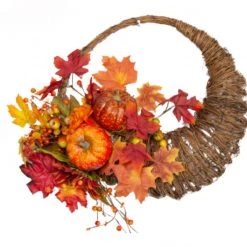 Elmes Mixed Pumpkins Festive Wreath 20” GENERAL GIFTS