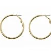 Giftworks Rose Gold Hinge Hoop Earrings