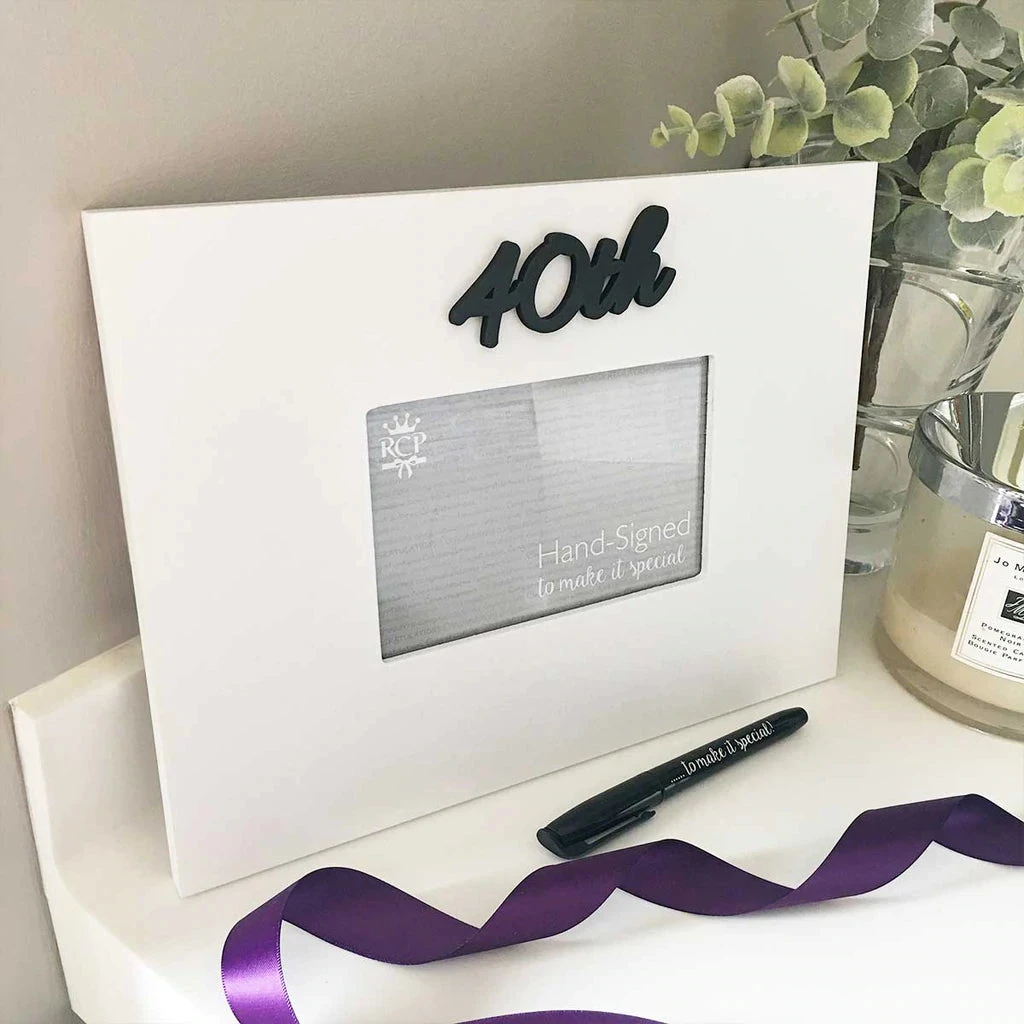 Giftworks Birthday 3D Text Signature Photo Frame GENERAL GIFTS 8 Giftworks Birthday 3D Text Signature Photo Frame GENERAL GIFTS