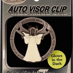 Giftworks Luminous Guardian Angel Visor Clip