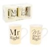 Lesser And Pavey Mr Right & Mrs Always Right Mug Pair Wedding Gifts GENERAL GIFTS 1 Lesser And Pavey Mr Right & Mrs Always Right Mug Pair Wedding Gifts GENERAL GIFTS