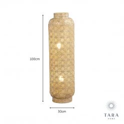 Giftworks Amira Floor Lamps Gold 100cm LIGHTING 9 Giftworks Amira Floor Lamps Gold 100cm LIGHTING