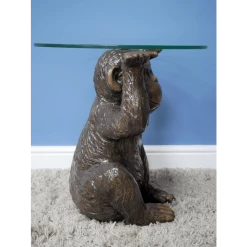 Dutch Brothers Monkey Side Table Brown GENERAL GIFTS