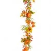 Enchante GENERAL GIFTS Mixed Pumpkins Garland 5’