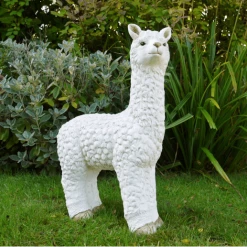 Giftworks NOVELTY Llama (White) Sculpture