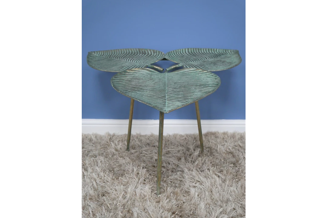 Dutch Brothers Gilded Triple Ginkgo Leaf Side Table (Pre Order For Late October) GENERAL GIFTS 8 Dutch Brothers Gilded Triple Ginkgo Leaf Side Table (Pre Order For Late October) GENERAL GIFTS