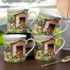 Lesser And Pavey GENERAL GIFTS FARMHOUSE FINE CHINA MUGS SET OF 4 2 Lesser And Pavey GENERAL GIFTS FARMHOUSE FINE CHINA MUGS SET OF 4
