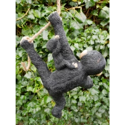 Dutch Brothers NOVELTY Resin Monkey And Baby