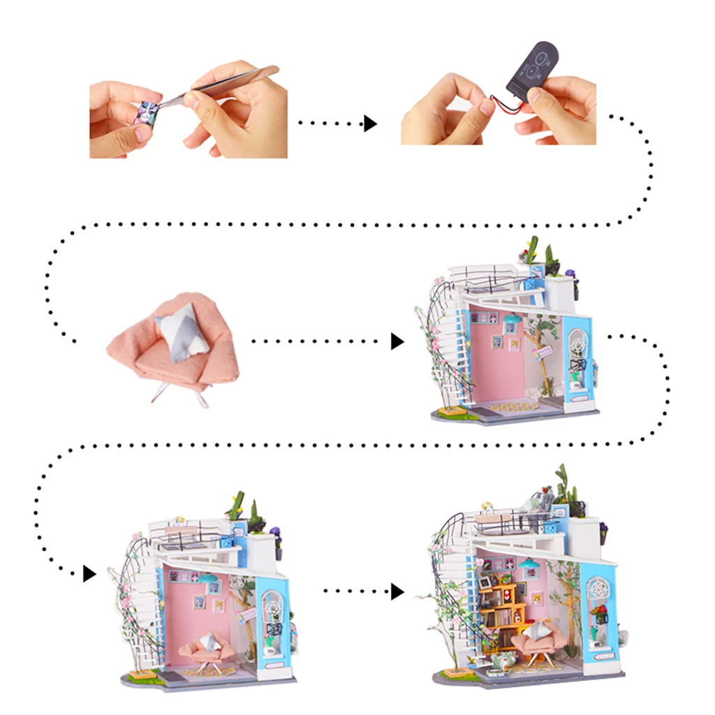 Giftworks Robotime Dora's Loft 10 Giftworks Robotime Dora's Loft