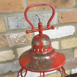 Dutch Brothers Red Hurricane Candle Holder 12 Dutch Brothers Red Hurricane Candle Holder