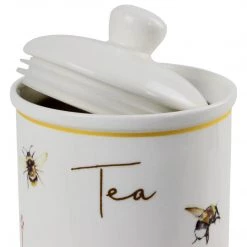 Giftworks GIFTS FOR HER Busy Bees Fine China Tea Canister. 7 Giftworks GIFTS FOR HER Busy Bees Fine China Tea Canister.