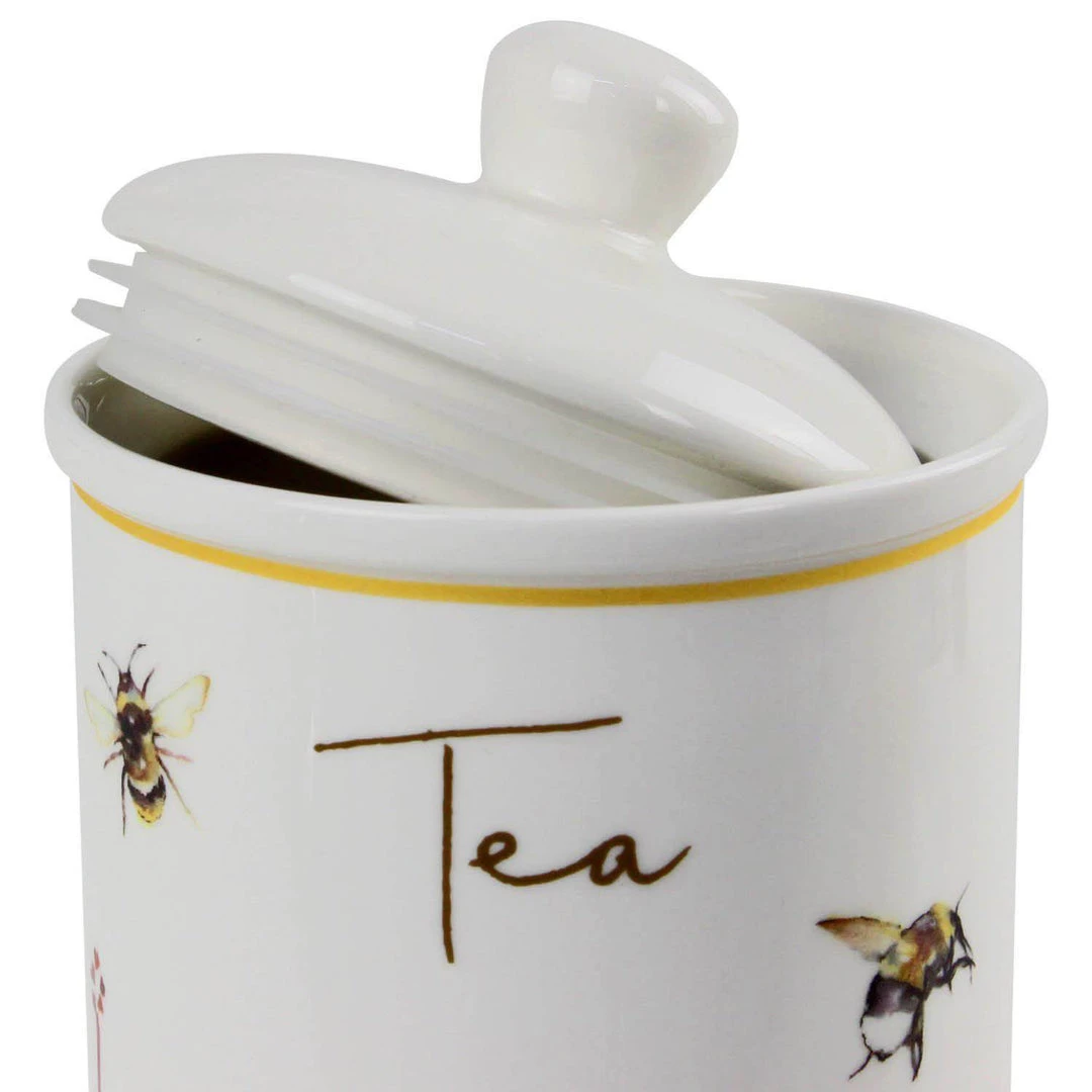 Giftworks GIFTS FOR HER Busy Bees Fine China Tea Canister. 5 Giftworks GIFTS FOR HER Busy Bees Fine China Tea Canister.