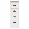 Premier Housewares GENERAL GIFTS Locker Table Austin 4 Drawers Chest