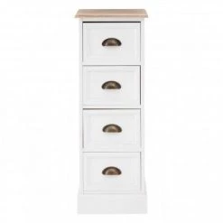 Premier Housewares GENERAL GIFTS Locker Table Austin 4 Drawers Chest