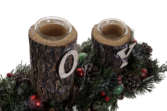 Itemint Joy Christmas Candle Holder 54X21X23cm CHRISTMAS SHOP 5 Itemint Joy Christmas Candle Holder 54X21X23cm CHRISTMAS SHOP