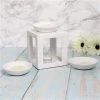 Lesser And Pavey Ceramic Oil Burner / Wax Melter Cube Set 2 Lesser And Pavey Ceramic Oil Burner / Wax Melter Cube Set