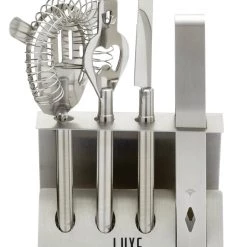 KitchenCraft GENERAL GIFTS BarCraft 5 Piece Cocktail Tool Set