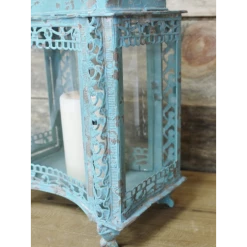Dutch Brothers GENERAL GIFTS Shabby Chic Blue Lantern