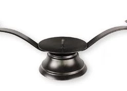 CBC Metal Wedding Candleholder - Black