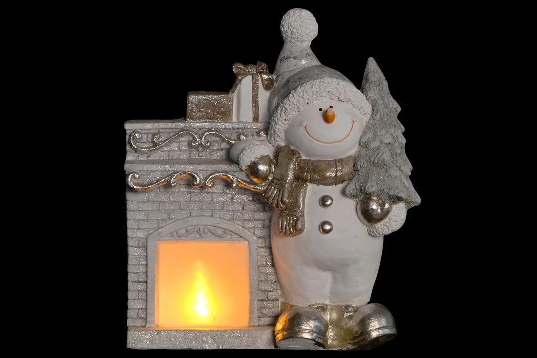 Itemint CHRISTMAS SHOP DECORATIVE LIGHT FELT LED CHRISTMAS FIREPLACE 39,5X18,5X46cm 4 Itemint CHRISTMAS SHOP DECORATIVE LIGHT FELT LED CHRISTMAS FIREPLACE 39,5X18,5X46cm