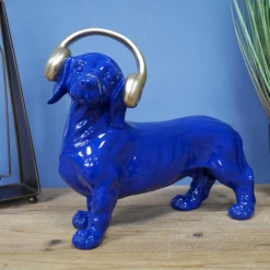 Dutch Brothers Dog With Headphones (Blue) GENERAL GIFTS