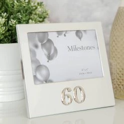 Giftworks 6" X 4" - Milestone Birthday Frame With 3D Number FRAMES 14 Giftworks 6