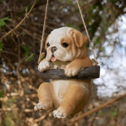 Dutch Brothers GENERAL GIFTS Resin Garden Ornament Bulldog