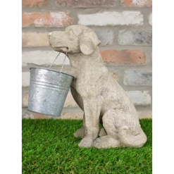 Dutch Brothers Dog Carrying Pot Planter