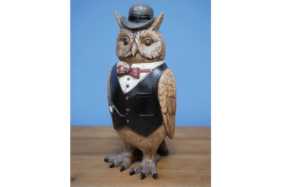 Dutch Brothers GENERAL GIFTS Gentleman Owl/owl Figurines 9 Dutch Brothers GENERAL GIFTS Gentleman Owl/owl Figurines