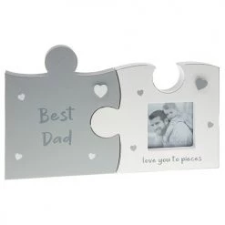 Joe Davies GENERAL GIFTS Jigsaw Words Photo Frame Best Dad