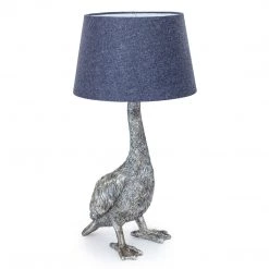 McGowan & Rutherford Silver Goose Table Lamp GENERAL GIFTS