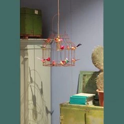 Ankorstore GENERAL GIFTS PENDANT LIGHT RUST BROWN-MIXED, 35X35XH52CM 8 Ankorstore GENERAL GIFTS PENDANT LIGHT RUST BROWN-MIXED, 35X35XH52CM