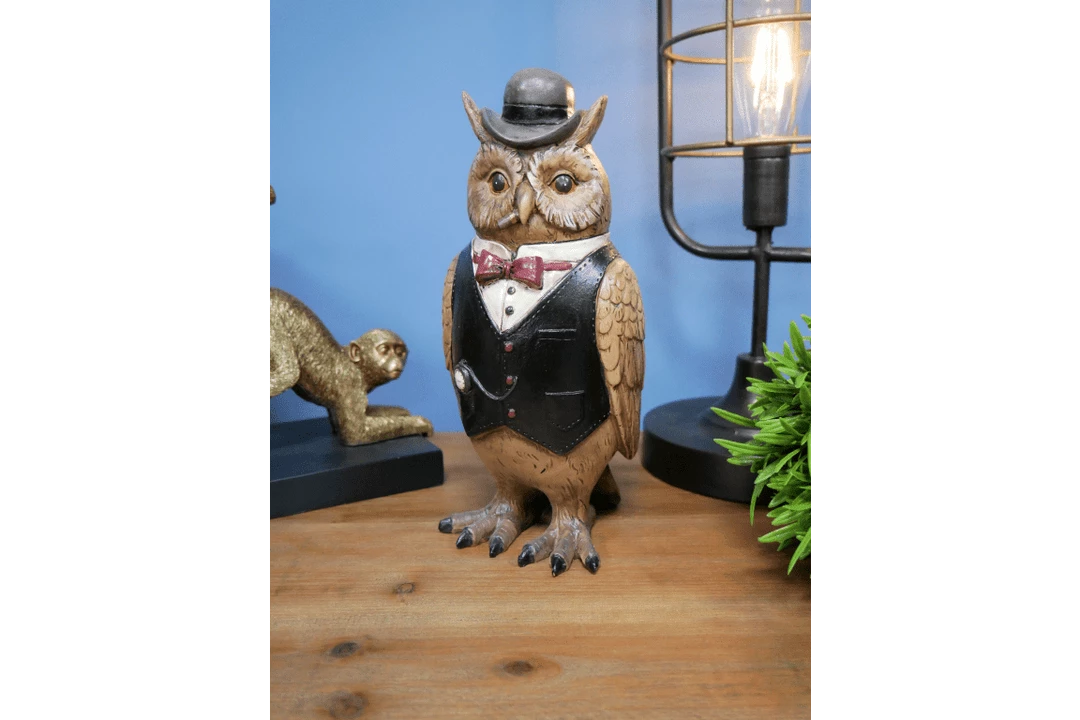 Dutch Brothers GENERAL GIFTS Gentleman Owl/owl Figurines 10 Dutch Brothers GENERAL GIFTS Gentleman Owl/owl Figurines