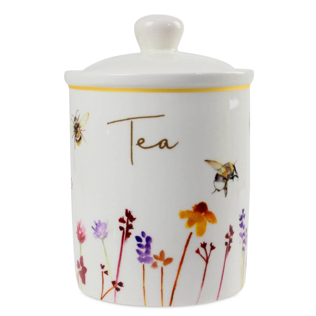 Giftworks GIFTS FOR HER Busy Bees Fine China Tea Canister. 3 Giftworks GIFTS FOR HER Busy Bees Fine China Tea Canister.