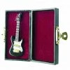 Faire Black Electric Guitar Miniature With Case