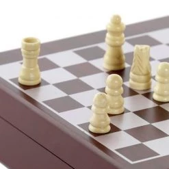 Itemint Vintage Wooden Chess Board Game Wine Gift Set. GENERAL GIFTS 10 Itemint Vintage Wooden Chess Board Game Wine Gift Set. GENERAL GIFTS