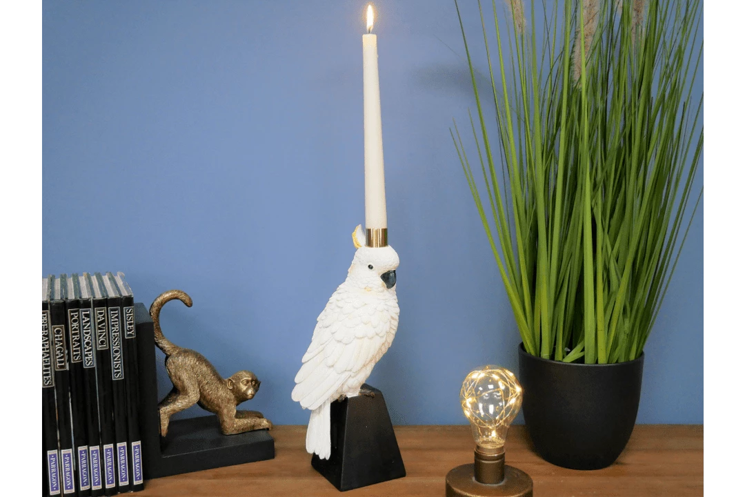 Dutch Brothers Parrot Candle Holder 3 Dutch Brothers Parrot Candle Holder