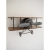 Giftworks Retro Industrial Vintage Aeroplane Wall Shelf GENERAL GIFTS