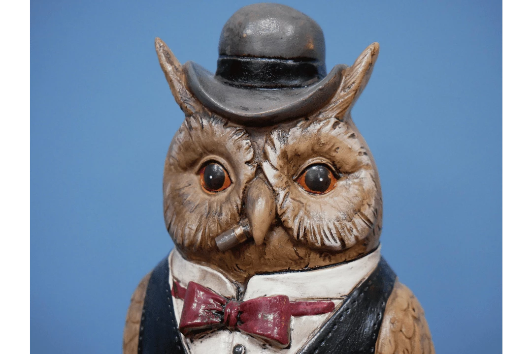 Dutch Brothers GENERAL GIFTS Gentleman Owl/owl Figurines 7 Dutch Brothers GENERAL GIFTS Gentleman Owl/owl Figurines