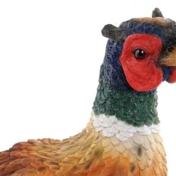 Itemint FIGURE RESIN 50,5X15,5X34cm PHEASANT BROWN