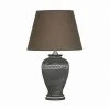 Oaks Lighting GENERAL GIFTS Mesto Charcoal Table Lamp