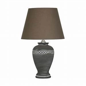 Oaks Lighting GENERAL GIFTS Mesto Charcoal Table Lamp 3 Oaks Lighting GENERAL GIFTS Mesto Charcoal Table Lamp