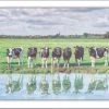 Kirkwood GENERAL GIFTS THE GRAND COLLECTION COW CANVAS 150X60CM