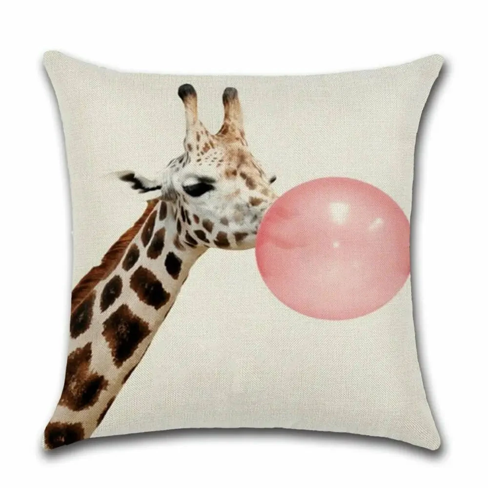 Faire Cushion Cover Animal Party - Girafe 3 Faire Cushion Cover Animal Party - Girafe