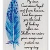 CBC Guardian Angel Glass Free Standing Plaque