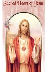 Giftworks Sacred Heart Of Jesus Pillar Candle Windproof Top