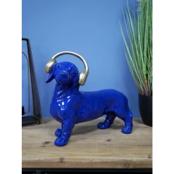 Dutch Brothers Dog With Headphones (Blue) GENERAL GIFTS