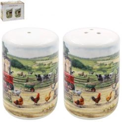 Lesser And Pavey FARMHOUSE SALT & PEPPER SHAKER GENERAL GIFTS