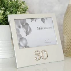 Giftworks 6" X 4" - Milestone Birthday Frame With 3D Number FRAMES 11 Giftworks 6