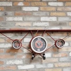 Giftworks Aeroplane Clock Shelf
